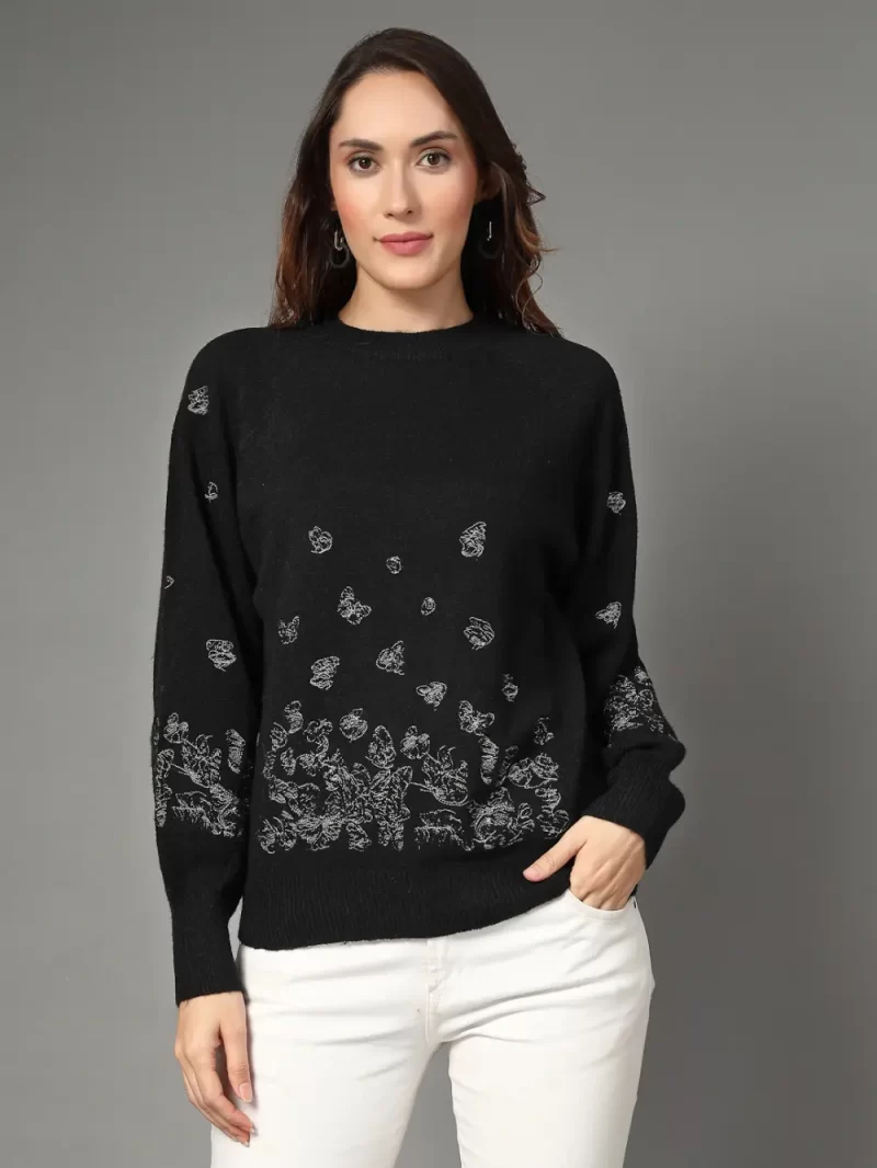 Women Printed Round Neck Top