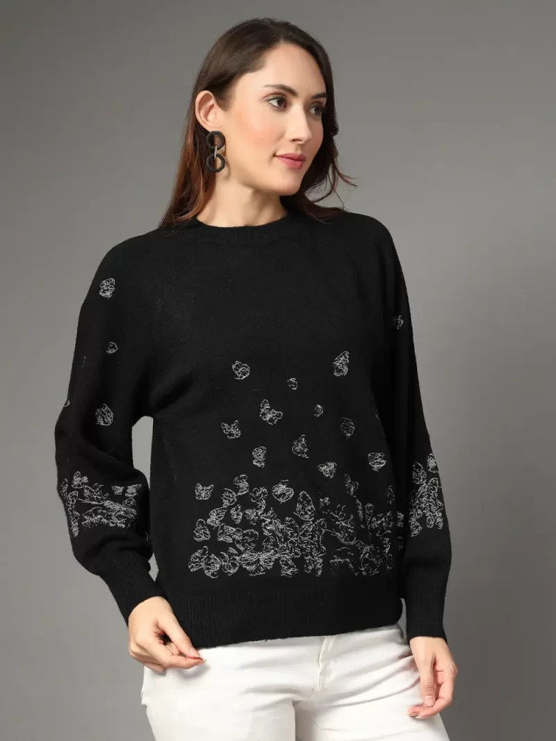 Women Printed Round Neck Top