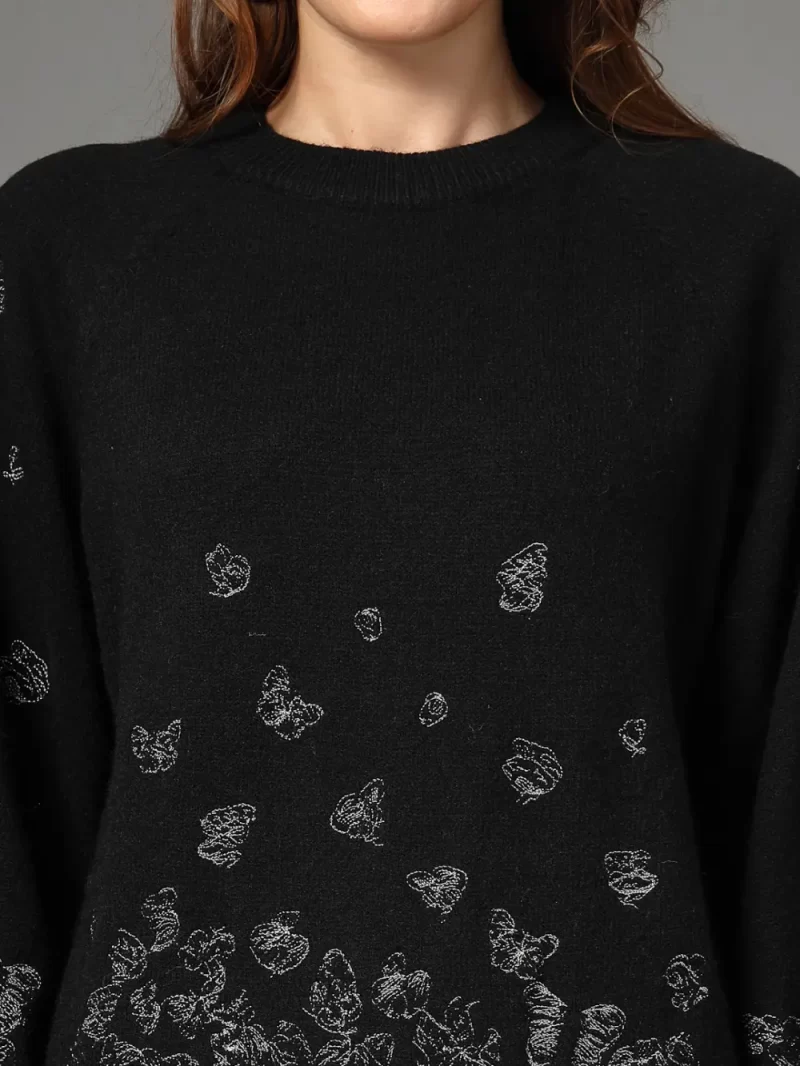 Women Printed Round Neck Top