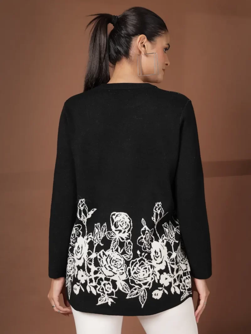 Women Printed Round Neck Top