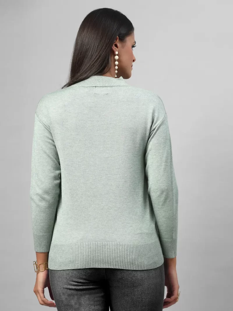 Women Embellished Round Neck Top