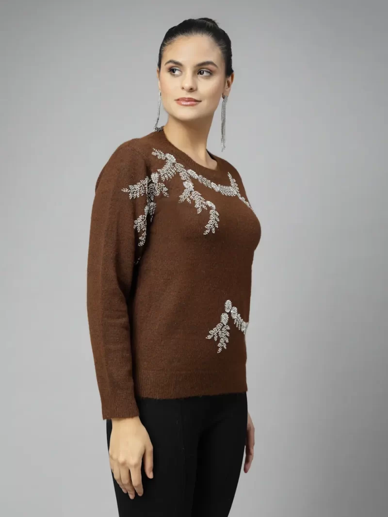 Women Floral Embellished Top