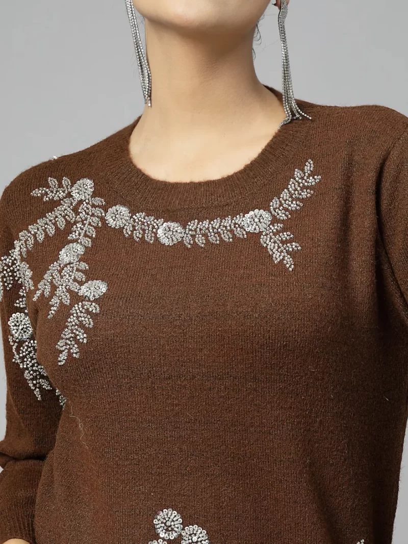 Women Floral Embellished Top