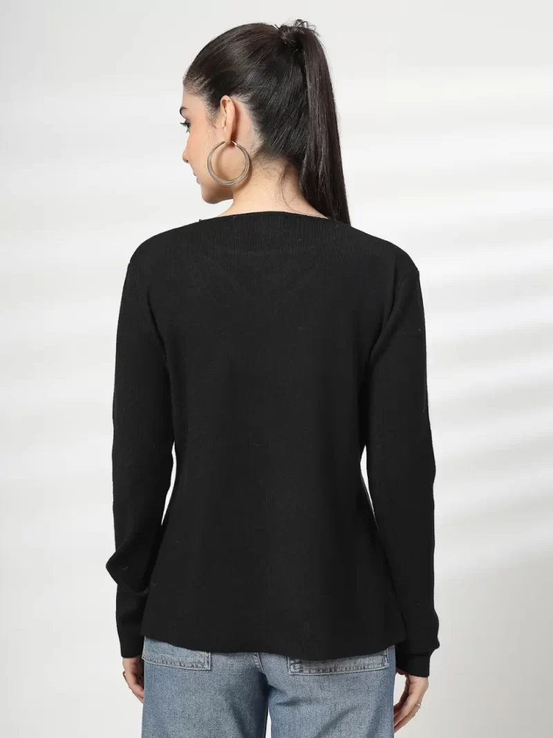 Women Ribbed Pure Cotton Cardigan Top