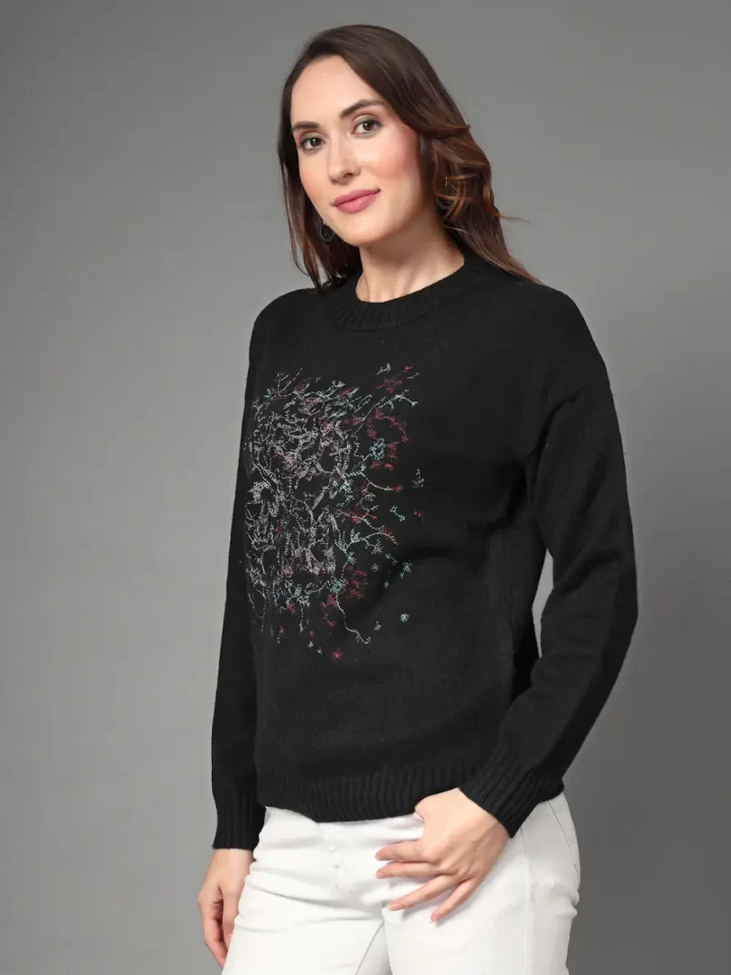 Women Printed Round Neck Top