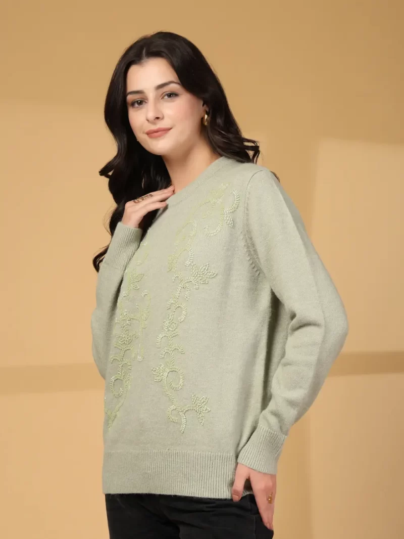 Women Pullover With Embellished Detail