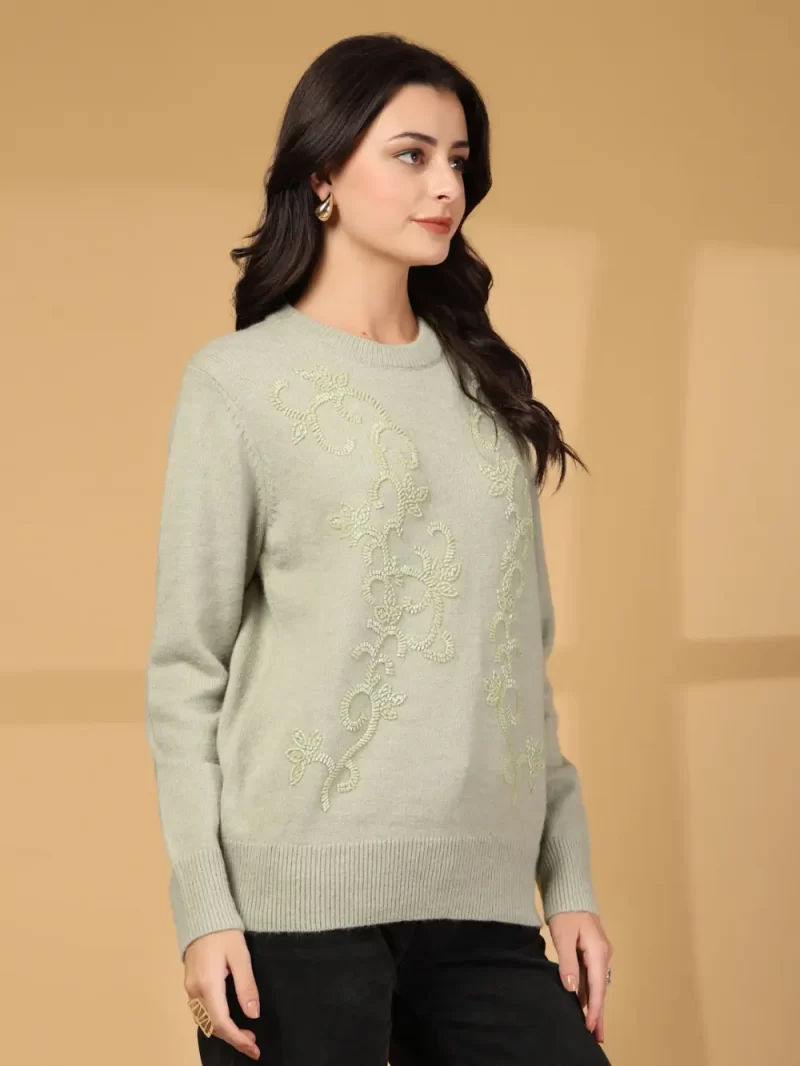 Women Pullover With Embellished Detail