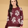 Women Floral Printed Round Neck Top