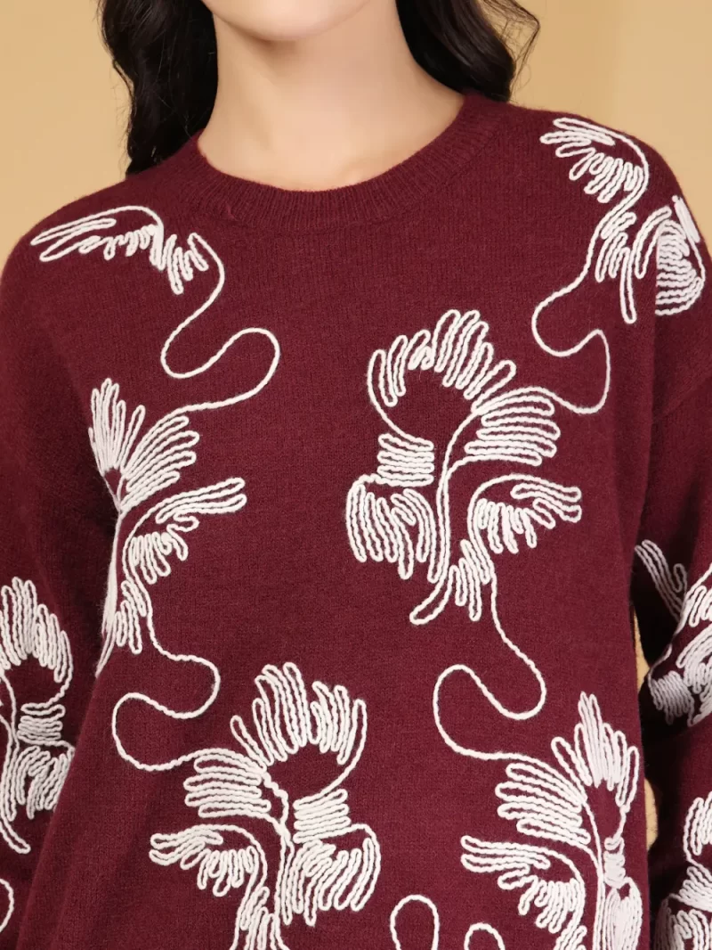 Women Floral Printed Round Neck Top