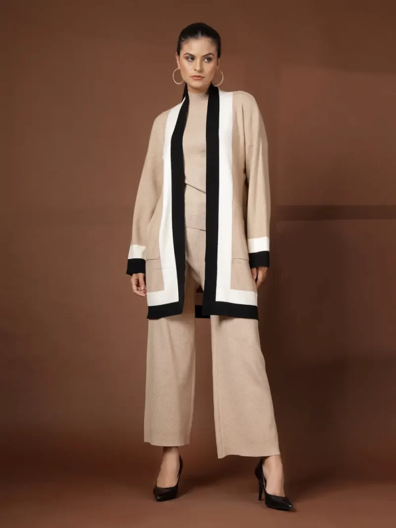 Luxe Winter Coord Set - Set Of Top And Pants