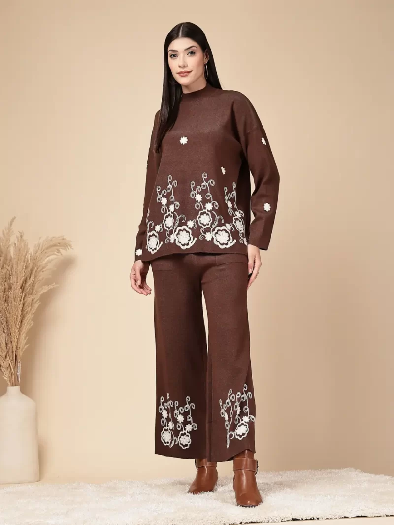 Women Floral Embroidered Co-Ord Set
