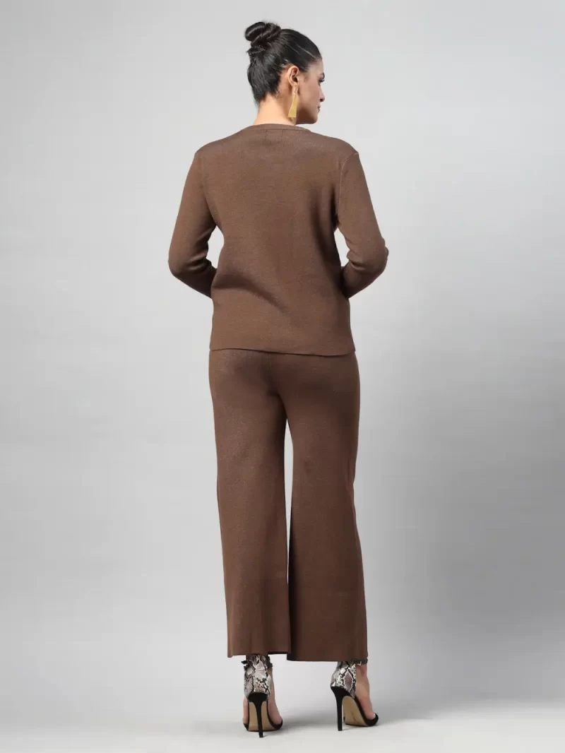 Women Winter Solid Co-Ord Set