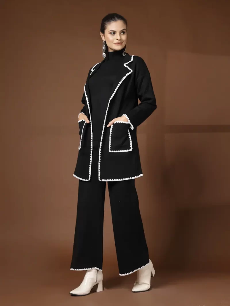 Luxe Winter Coord Set - Set Of Top And Pants