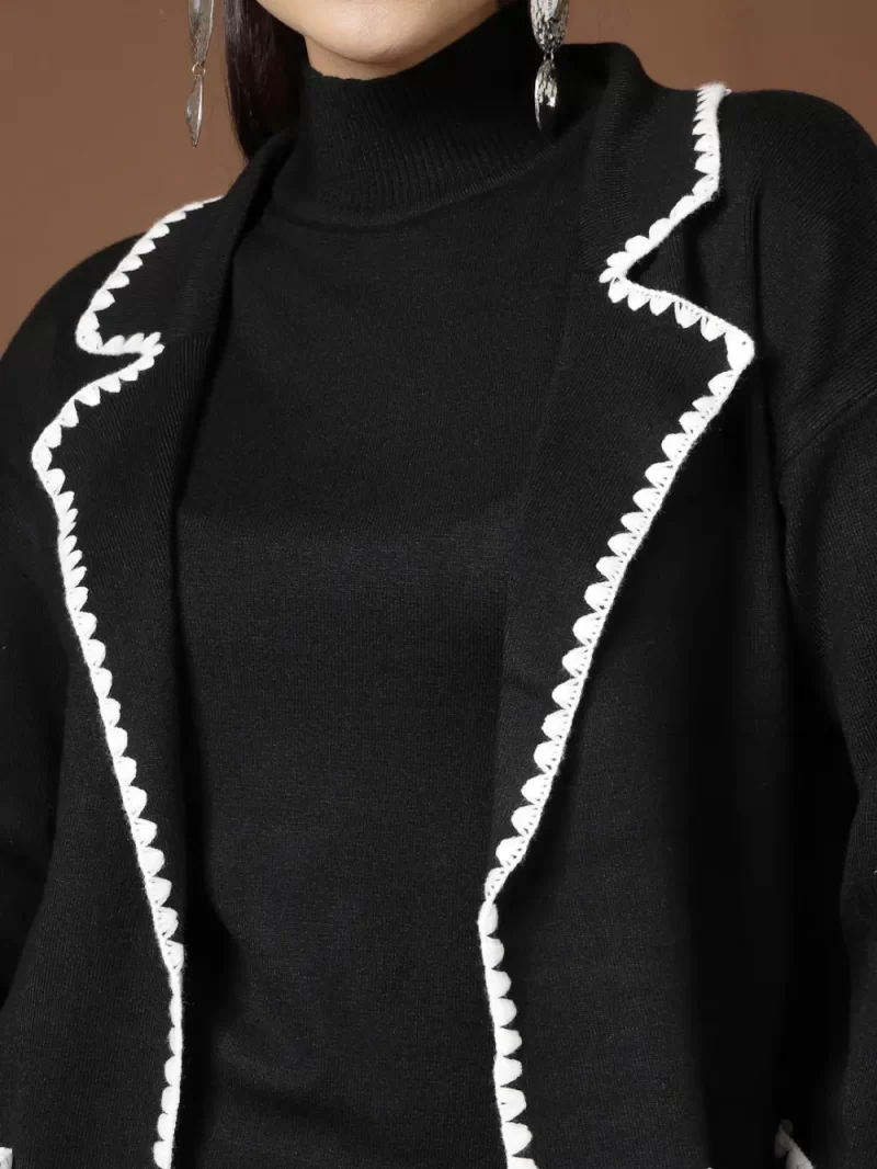 Luxe Winter Coord Set - Set Of Top And Pants