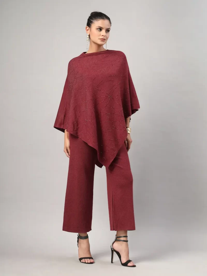 Women Embellished Round Neck Co-Ords Set