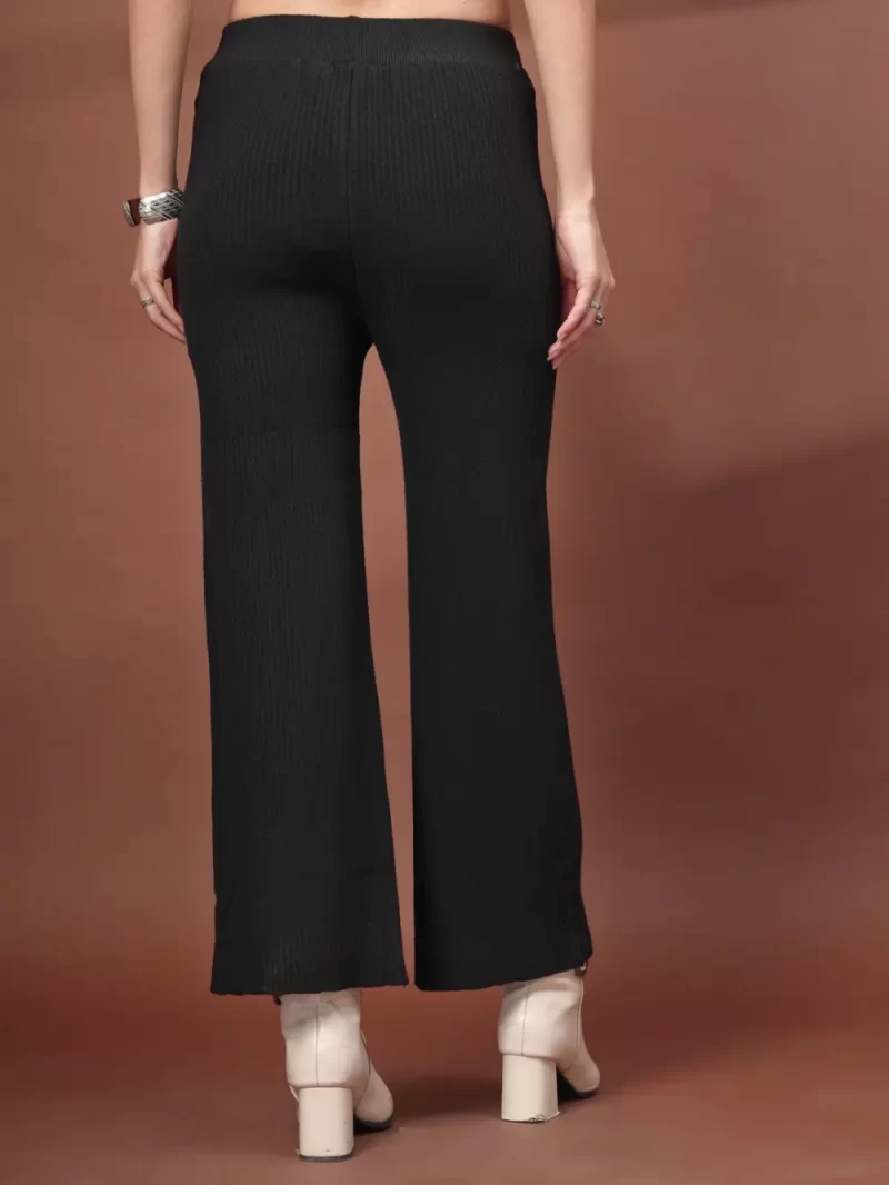 Women'S Ribbed Knit Wide-Leg Plazzos