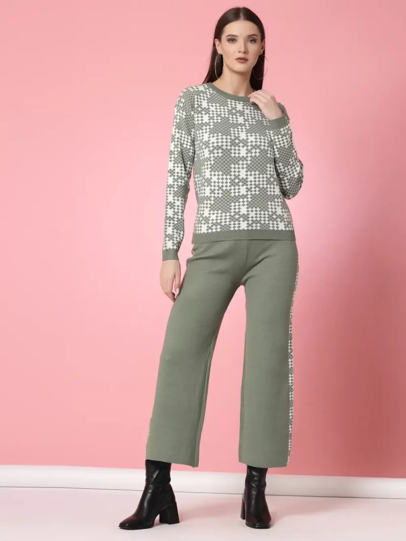 Printed Sweatshirt With Trousers