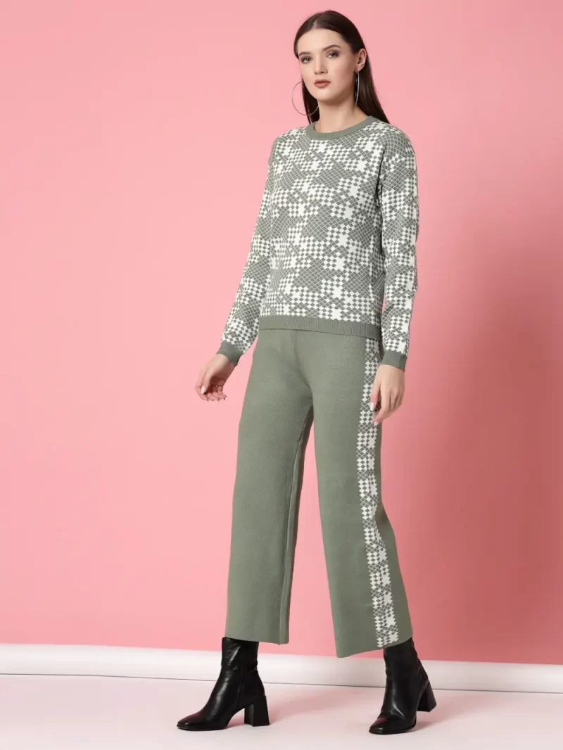 Printed Sweatshirt With Trousers