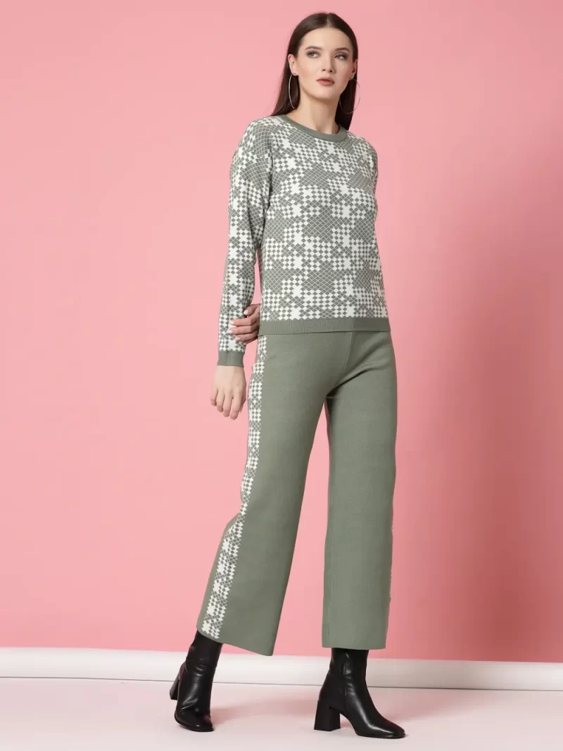 Printed Sweatshirt With Trousers