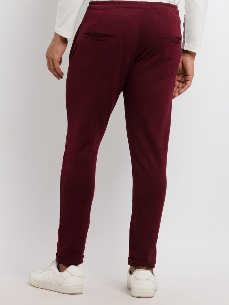 Status Quo Mens Solid Regular Fit Trackpants