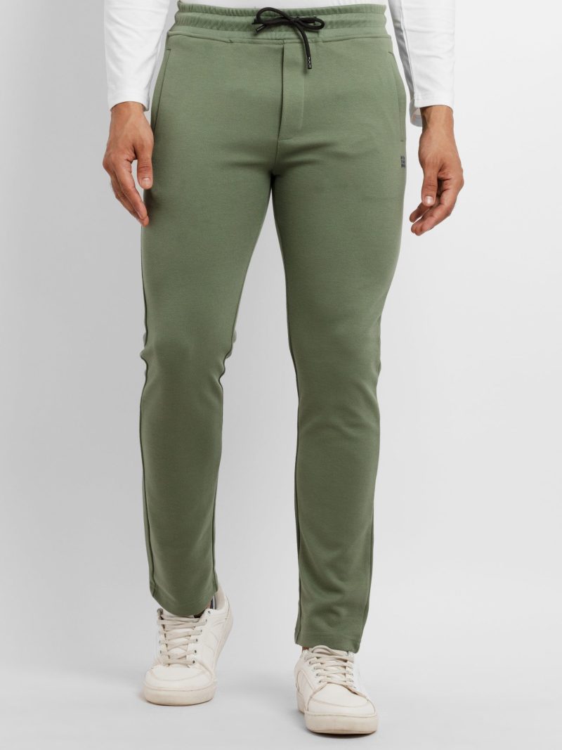 Status Quo Mens Solid Regular Fit Trackpants