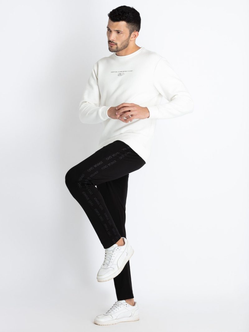 Status Quo Mens Cut & Sew Regular Fit Track Pants