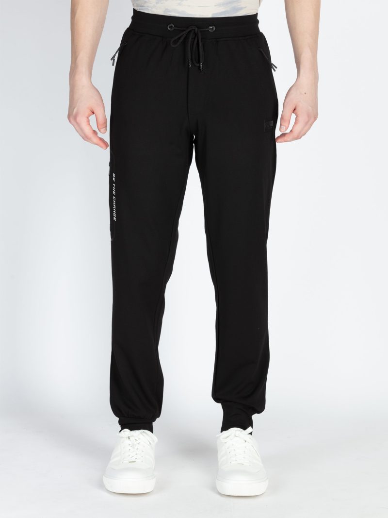 Status Quo Mens Solid Regular Fit Track Pants