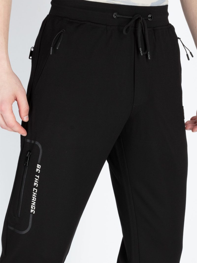 Status Quo Mens Solid Regular Fit Track Pants