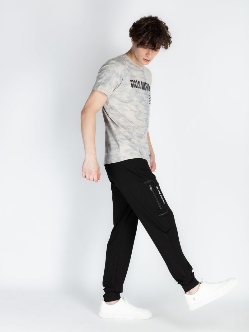 Status Quo Mens Solid Regular Fit Track Pants