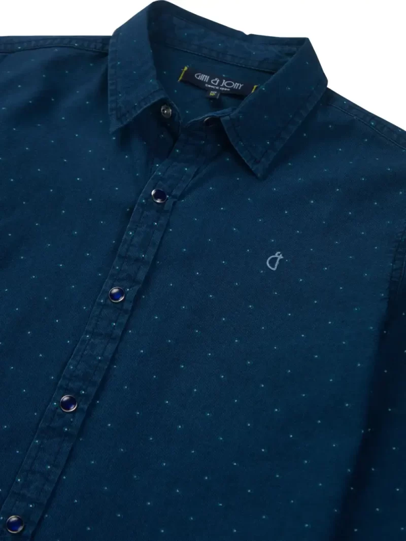 Gini And Jony Boys Solid Cotton Shirt