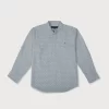 Gini And Jony Boys Solid Cotton Shirt