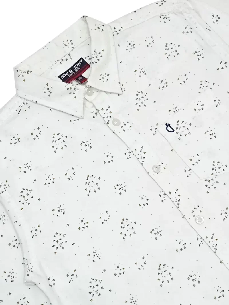 Gini And Jony Boys Solid Cotton Shirt