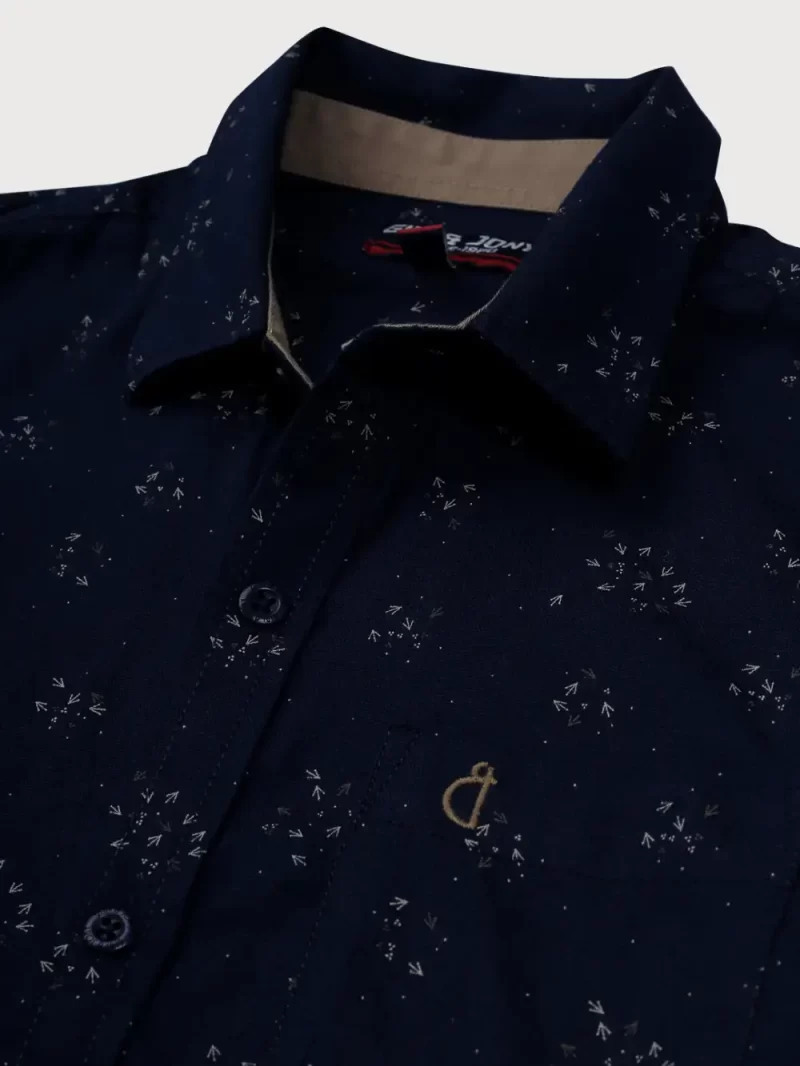 Gini And Jony Boys Solid Cotton Shirt