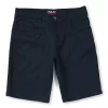 Gini & Jony Boys Blue Solid Cotton Fixed Waist Bermuda
