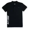 Gini & Jony Boys Black Cotton Printed Polo Neck Half Sleeve Polo T-Shirt