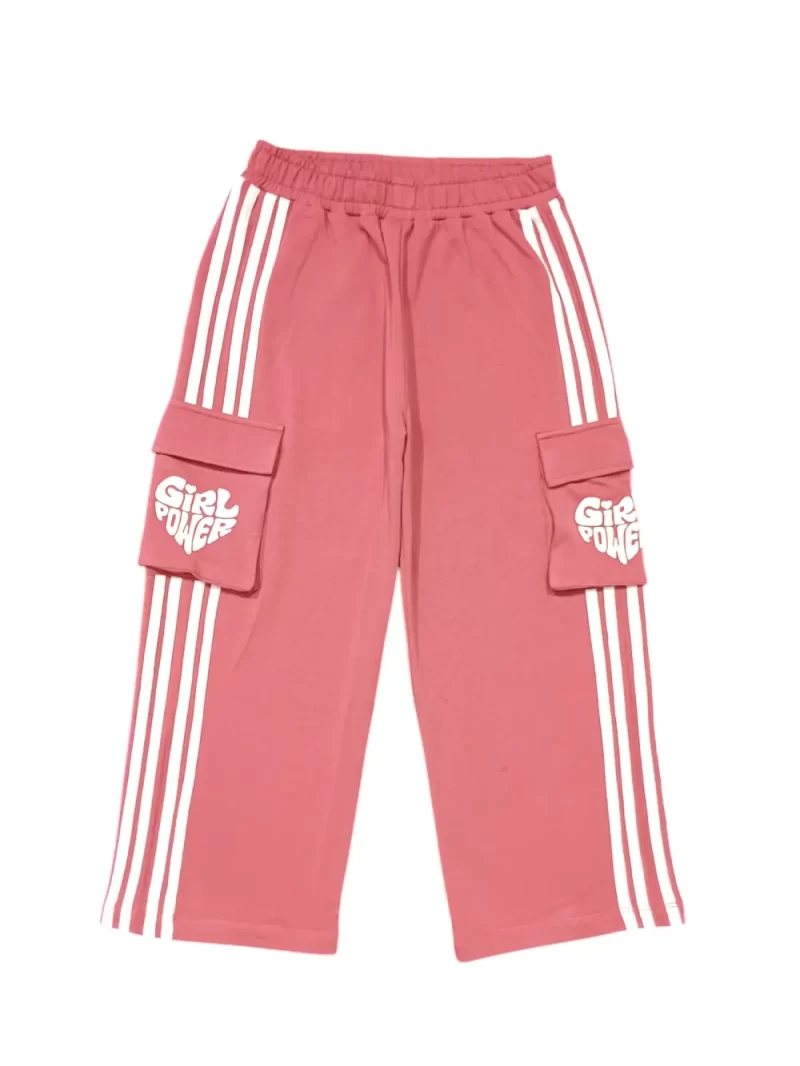 Gini And Jony Girls Light Pink Color Block Cotton Co Ordinate 9-10 Years