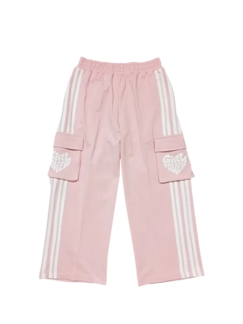 Gini And Jony Girls Baby Pink Typographic Print Cotton Co Ordinate 9-10 Years