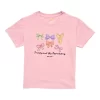 Gini And Jony Girls Pink Embellished Cotton Knits Top Half Sleeves 11-12 Years