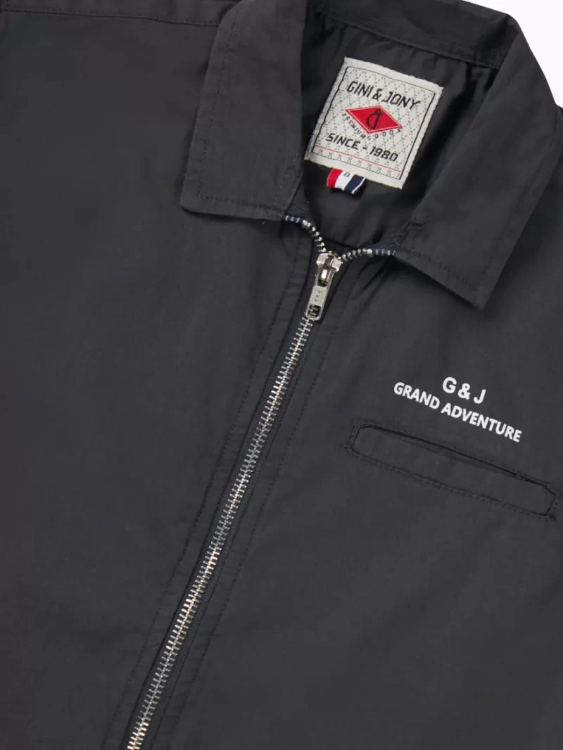 Gini And Jony Boys Dark Grey Typographic Print Cotton Shirt Half Sleeves