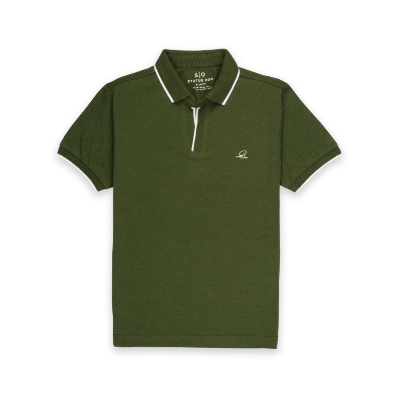 Kids Polo With Tipping Collar