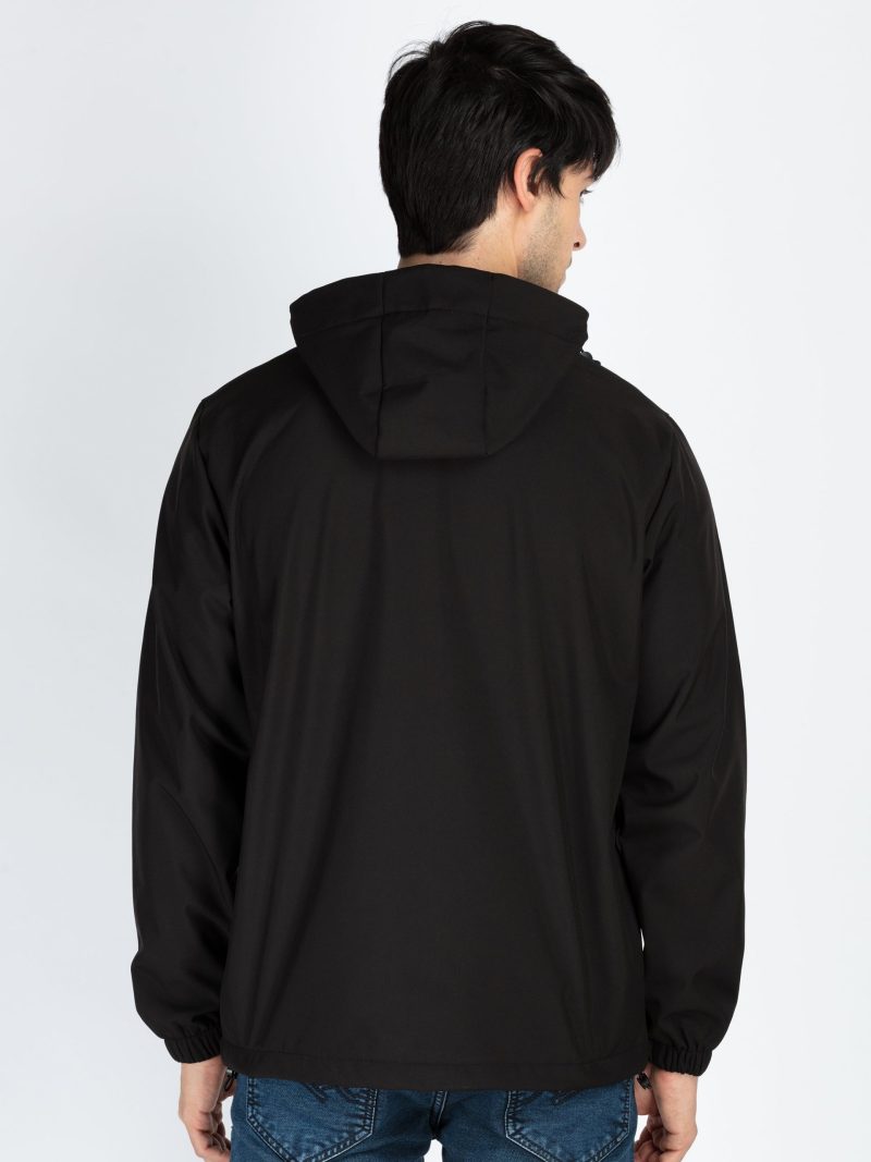 Status Quo Men'S Solid Regular Fit Hooded Jacket