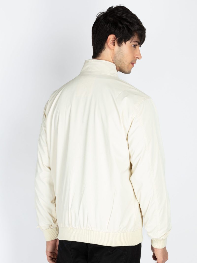 Status Quo Men'S Solid High Neck Regular Fit Jacket