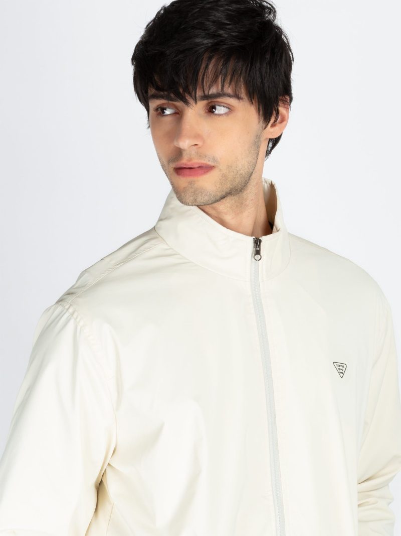 Status Quo Men'S Solid High Neck Regular Fit Jacket