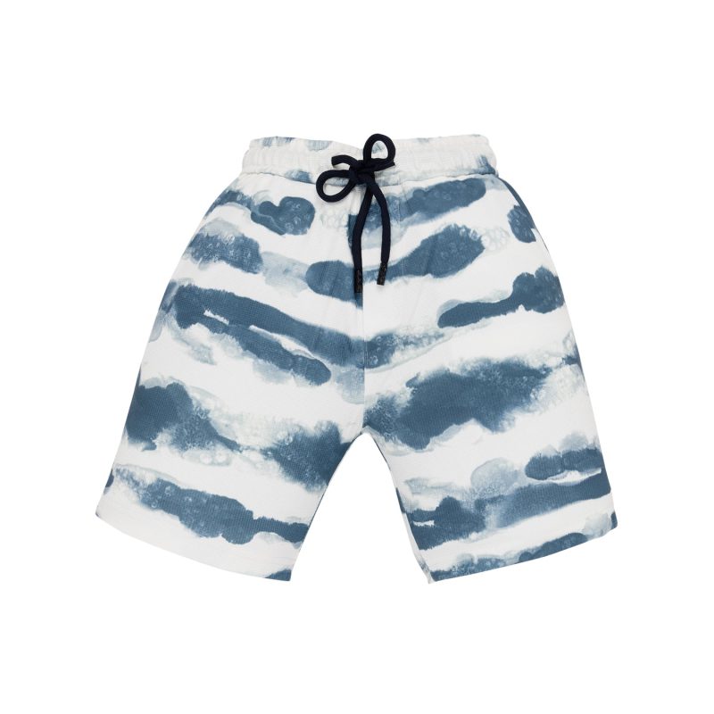 Status Quo Boy'S Tie & Die Printed Regular Fit Co-Ord Set With Shirt & Short