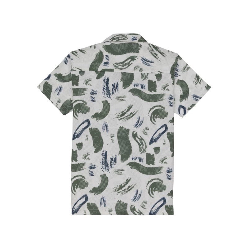 Status Quo Boy'S Abstract Printed Regular Fit Co-Ord Set With Shirt & Shorts