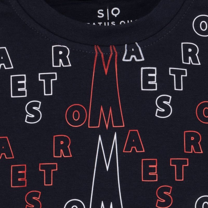 Status Quo Boy'S Printed Regular Fit Lightweight Sweatshirt