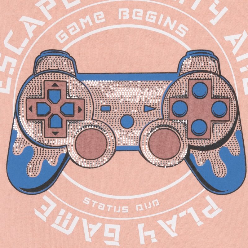 Status Quo Boy'S Printed Round Neck Sweatshirt