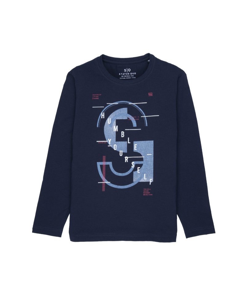 Status Quo Boy'S Round Neck Regular Fit Tshirts
