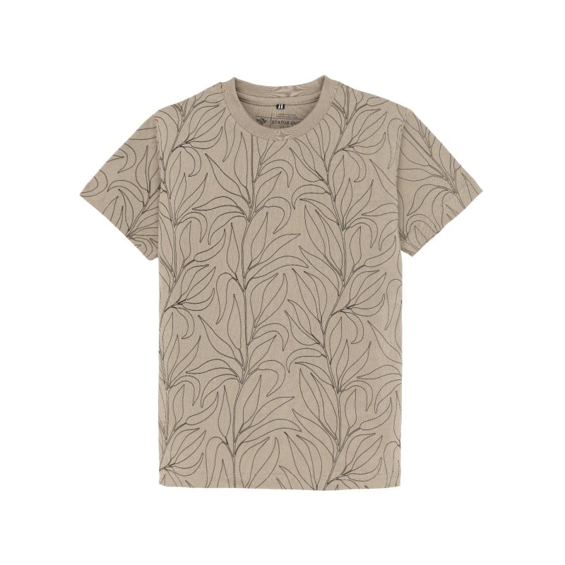 Status Quo Boy'S Leaf Print Regular Fit T-Shirt