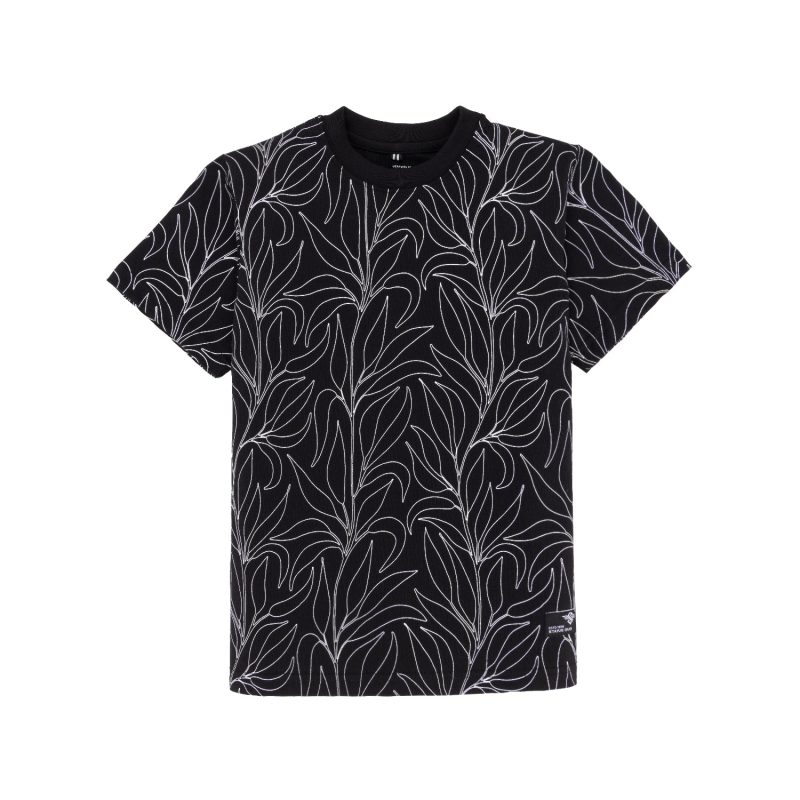 Status Quo Boy'S Leaf Print Regular Fit T-Shirt